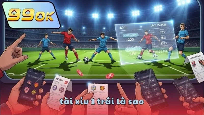 Tài xỉu 1 trái là sao – Hướng dẫn chi tiết từ nhà cái 99OK 2 Khái niệm kèo tài xỉu 1 trái là sao?